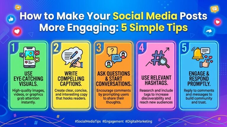 How to Make Your Social Media Posts More Engaging: 5 Simple Tips