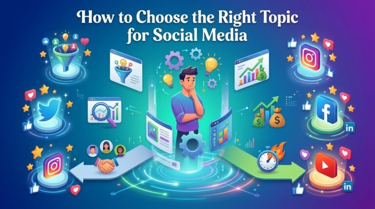 How to Choose the Right Topic for Social Media.
